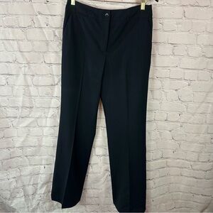 Talbots heritage Dress Pants sz 8 navy classic minimalist office professional